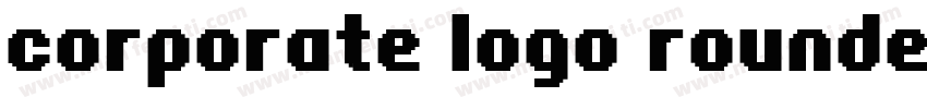 corporate logo rounded字体转换
